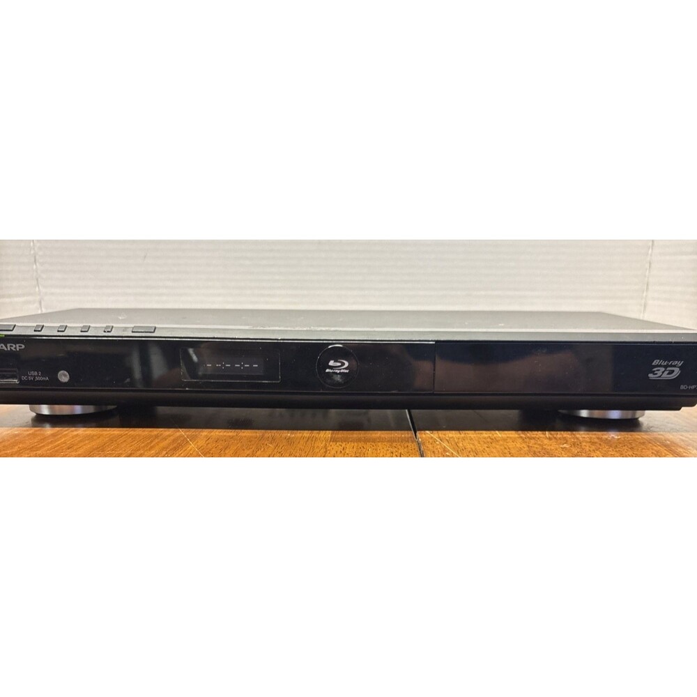 Sharp Aquos 3D Blu-Ray Disc Player BD-HP75U- Tested- No Remote